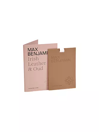 MAX BENJAMIN | Duftkarte CLASSIC COLLECTION Irish Leather & Oud | 